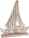 Deko Boot, Holz, 27 x 33 cm
